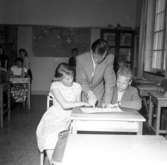Lektion i skolan år 1956.