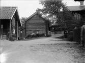 Stall - nu på friluftsmuseet Disagården - på ursprunglig plats i Gränby, Björklinge socken, Uppland