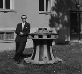 Jag( STIG) utanför vår kasern