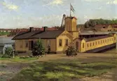 Badhuset på skeppsholmen år 1886