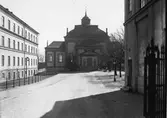 Amiralitetskyrkan fr. Vallgatan i Karlskrona 1942.