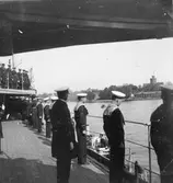 Konungen embarkerar på Gotland