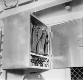 T107 detaljer av inredning