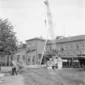 Telesekt. uppsättning av radiomast