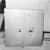 Art.sekt plåtar efter provskjutning