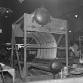 Nytillverkad panna i pannverkstan