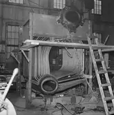 Nytillverkad panna i pannverkstan