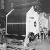 Nytillverkad panna i pannverkstan