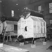 Nytillverkad panna i pannverkstan