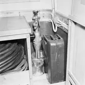 Verkstadsvagn int av inredning vagn nr2