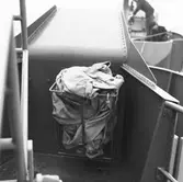 Exterör- och interiördetaljer på minsvepare, troligen LANDSORT.