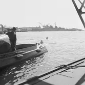 Torpedskjutning skjutbom