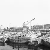 Civila fartyg i docka 1-3