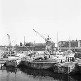 Civila fartyg i docka 1-3