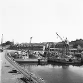 Civila fartyg i docka 1-3