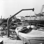 Tullkryssare under byggand på slipen int o ext