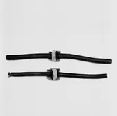 Gummikablar (prov med gummiklammer) 