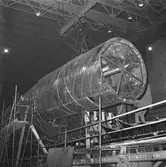 Cylinder till ubåtssekt. under byggnad