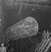 Cylinder till ubåtssekt. under byggnad