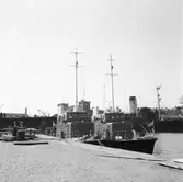 Sjömätningsfartyg i svajningsexperiment