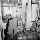 Sjömätningsfartyg M/s Tärna int av maskinrum