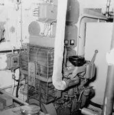 Sjömätningsfartyg M/s Tärna int av maskinrum