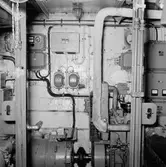 Sjömätningsfartyg M/s Tärna int av maskinrum