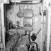 Sjömätningsfartyg M/s Tärna int av maskinrum