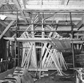 MInsvepare under byggnad i nya skjulet