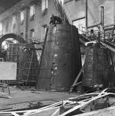 Ubåt i verkstan under nybyggnad