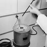 Mask.sekt förbrukningsugn prov med olja