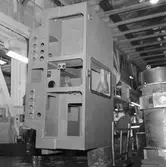 Plåtstativ för radar i maskinverkstan