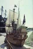Vasamodellen i skala 1:10 utanför Vasamuseet.