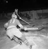 Ishockeymatch mellan lagen Stefa och Tenhult den 19 januari 1956.