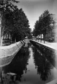 Kanalen vid Museigatan - Kanalgatan i Jönköping.