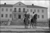 Bilder från Nääs slott. Ridskolan vid Nääs. Utställningsbygge. Dokumentation före restaurering av bebyggelse vid Nääs slott.