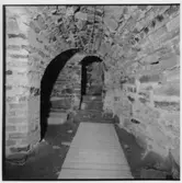 Interiör. Torpa stenhus Länghem är en så kallad enkelhusborg från 1400-talet och är mest känd som sätesgård för släkten Stenbock.