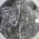 Karteringsfotografi från luften, flygfotografi, över rasområdet i Surte. Raset inträffade 29 september 1950, kl 08.10.