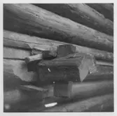 Anordning för hopkilning av log-golv. Nössemark