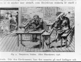 Drejskivor, Italien, efter Piccolpasso 1548.