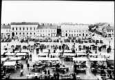 Torget Drottninggatan från Edsgatan.  Vänersborg