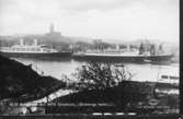 M/S Kungsholm och M/S Gripsholm i Göteborgs hamn.