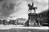 Carl IX staty och Stora Teatern. Göteborg