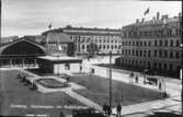 Köpmansgatan och Drottningtorget.