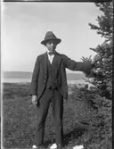 En ung herre. [Troligtvis Skräcklan, Vänersborg]