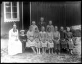 Stenbackens skola. Skolbarnen i Stenbacken 1918.