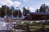 Receptionsbyggnad vid Vita Sannars camping, Holm sn