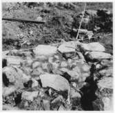 Lödöse. Det mindre  huset åt S.O.
Foto: Vänersborgs museum