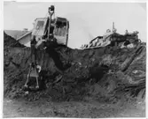 Lödöse. Schaktning för kommunalhus, hösten 1958.
Foto: Vänersborgs Museum