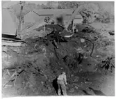 Lödöse. Schaktning för kommunalhus, hösten 1958.
Foto:Vänersborgs museum